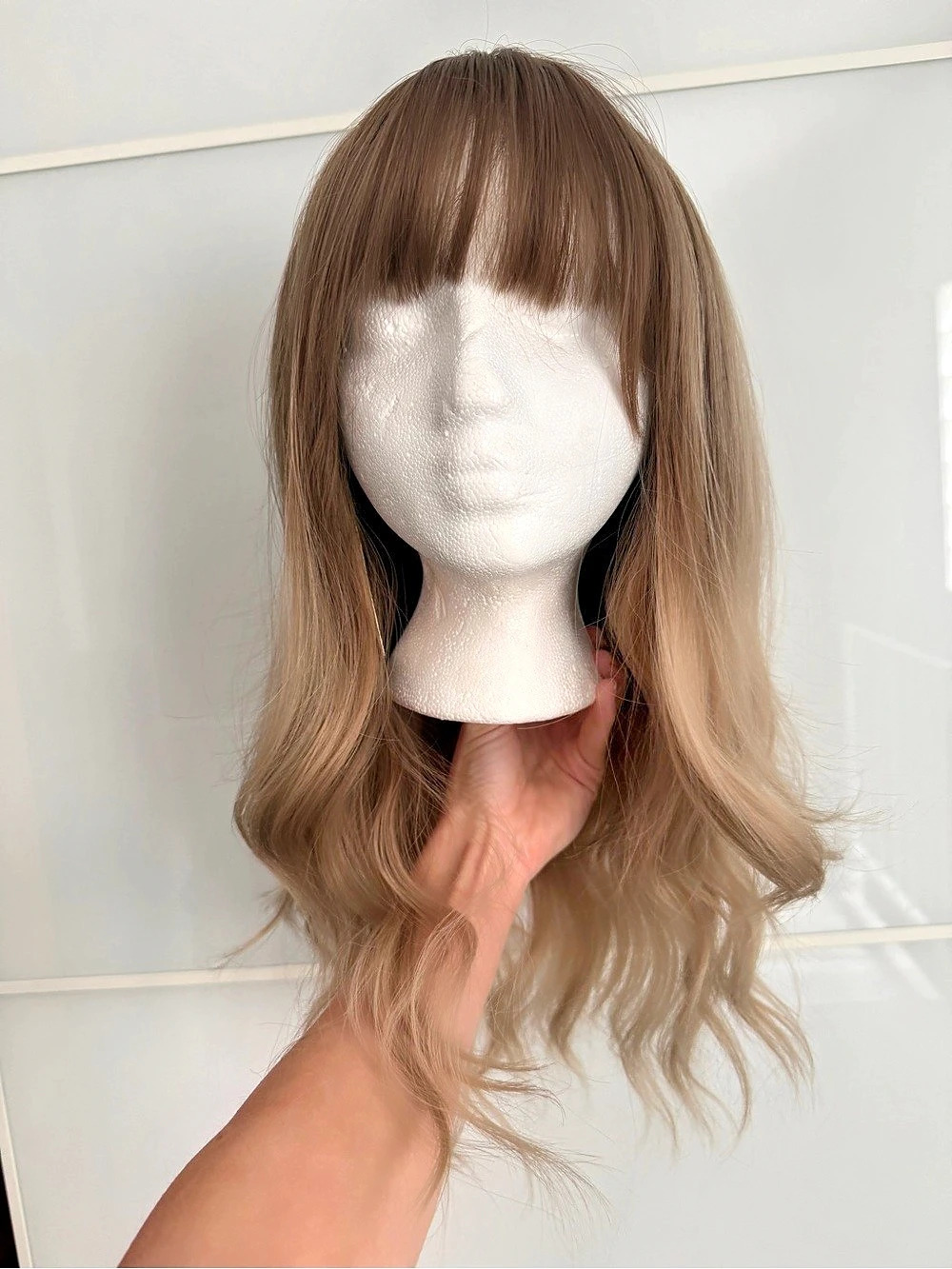 Ombre Wavy Brown & Blonde Wig NWT